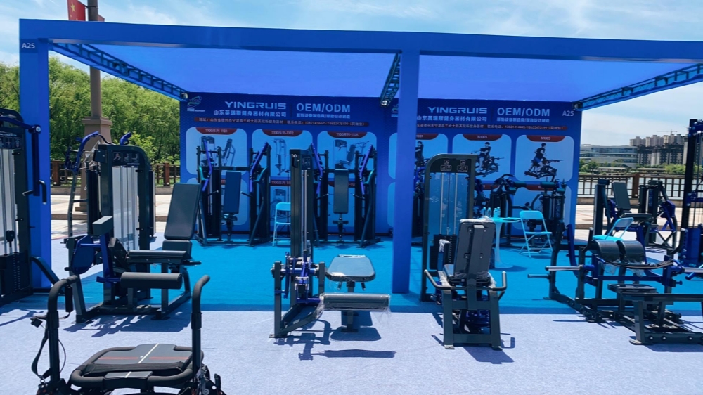 Yingruis Fitness strălucește la 2026 Ningjin Fitness Equipment Expo